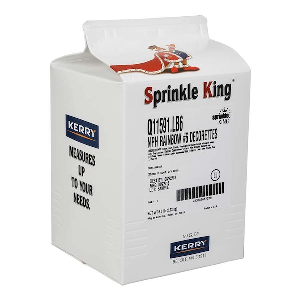 Kerry Decorettes Rainbow Non-Partially Hydrogenated Bpa Free 6lbs, PK4 Q11591.LB6 - main